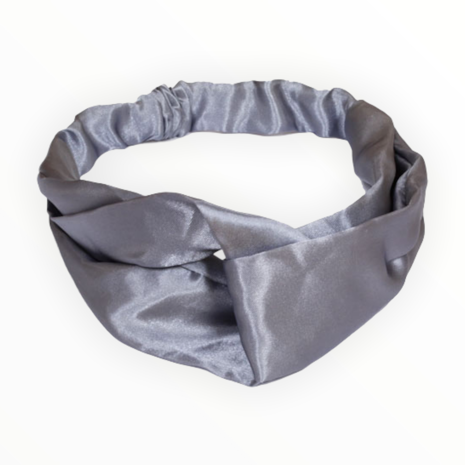 Haarband silk grijs