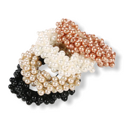 Haarelastiek met mooie kraaltjes - haarelastieken