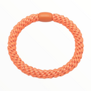 Haarelastiekjes - armbandjes knekkie 4 stuks groen-oranje-paars - haaraccessoire