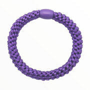 Haarelastiekjes - armbandjes knekkie 4 stuks groen-oranje-paars - haaraccessoire