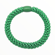 Haarelastiekjes - armbandjes knekkie 4 stuks groen-oranje-paars - haaraccessoire
