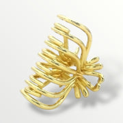 Haarklem claw metal goud - haarklemmen en -clips