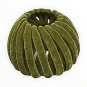 Haarklem de ’loop’ velvet een uniek haaraccessoire - velvet groen - haarklemmen en -clips