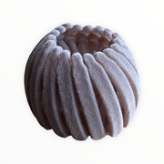 Haarklem de ’loop’ velvet een uniek haaraccessoire - velvet lichtgrijs - haarklemmen en -clips