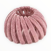 Haarklem de ’loop’ velvet een uniek haaraccessoire - velvet roze - haarklemmen en -clips