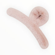 Haarklem haarclip fluffy - roze - haarklemmen en -clips