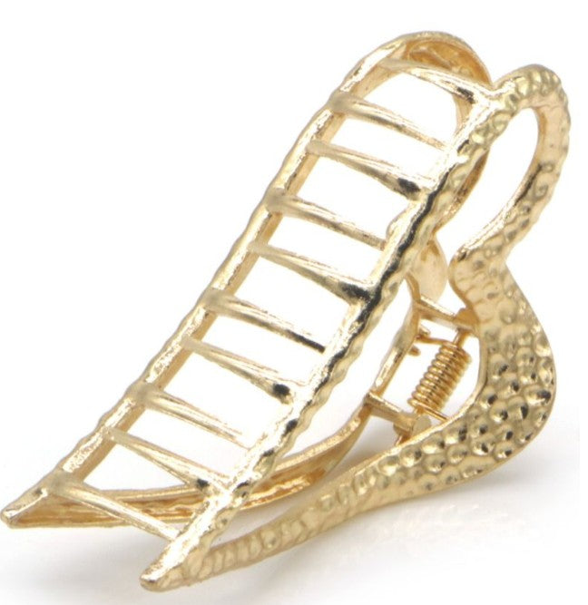 Haarklem hart goud – elegante metalen voor dames | sterke haarclip - haarklemmen en -clips