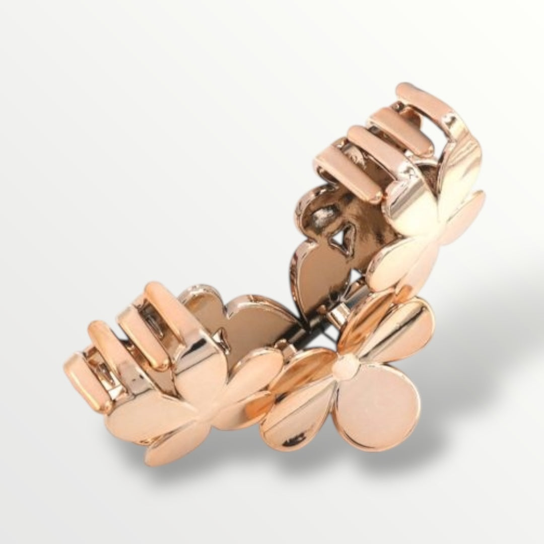 Haarklem metaal bloemen - haarklemmen en -clips