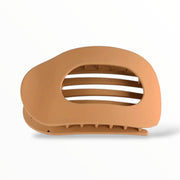 Haarklem plat set 4 stuks naturel-bruin - haarklemmen en -clips