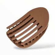 Haarklem plat set 4 stuks naturel-bruin - haarklemmen en -clips