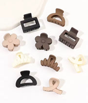 Haarklem set 10 stuks roze mix - bruin - haarklemmen en -clips