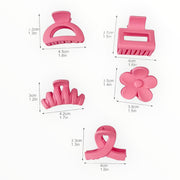 Haarklem set 10 stuks roze mix - haarklemmen en -clips