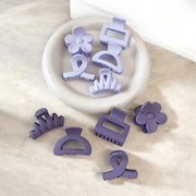 Haarklem set 10 stuks roze mix - paars - haarklemmen en -clips