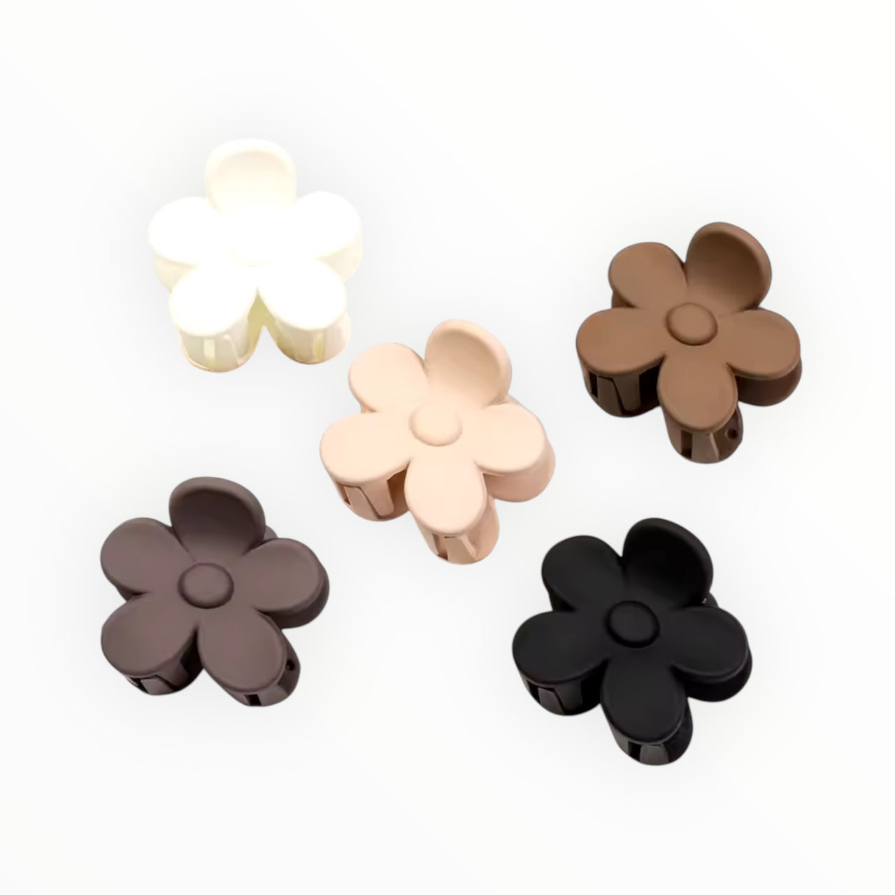 Haarklem set 5 stuks bloem
