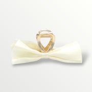 Haarklem strik creme - haarspelden