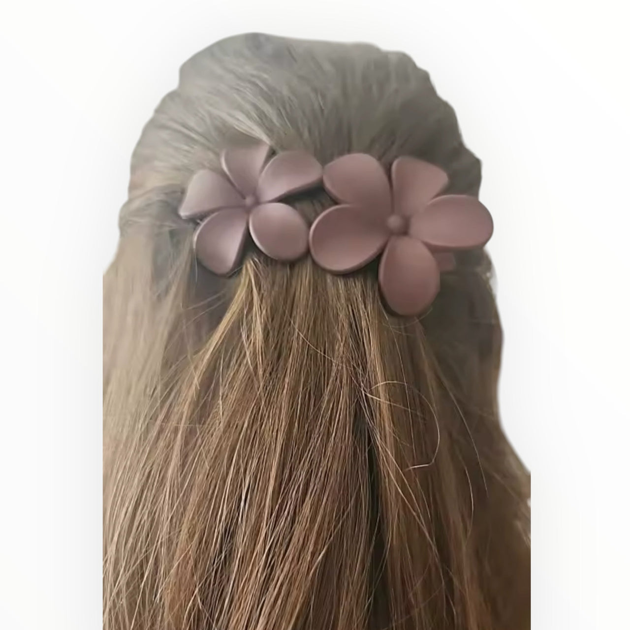 Haarklem summer flowers bruin - haarklemmen en -clips