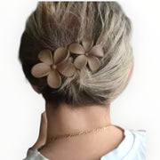 Haarklem summer flowers bruin - haarklemmen en -clips
