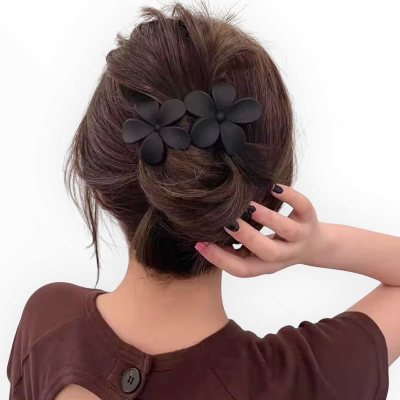 Haarklem summer flowers zwart
