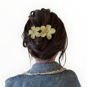 Haarklem summer flowers okergeel - haarklemmen en -clips