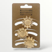 Haarklem sunflower set 3 stuks - haarklemmen en -clips