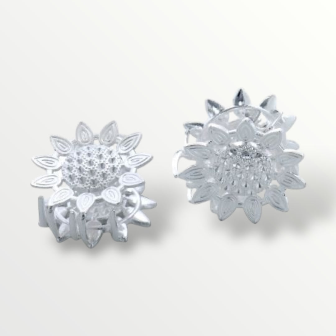 Haarklem sunflower set 3 stuks - zilver - haarklemmen en -clips
