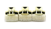 Haarklemmetjes parel wit set 3 stuks