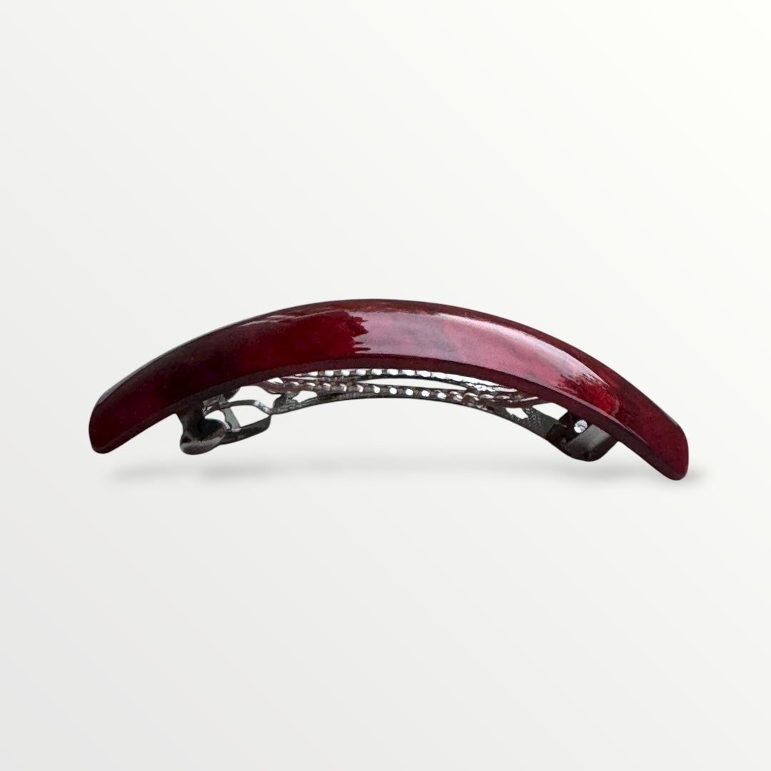 Haarspeld bordeaux rood – elegant & tijdloos - haarspelden