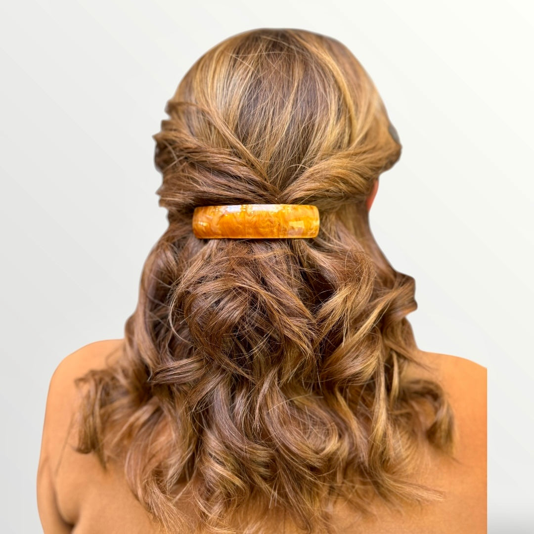 Haarspeld camel bruin – elegant & tijdloos - haarspelden