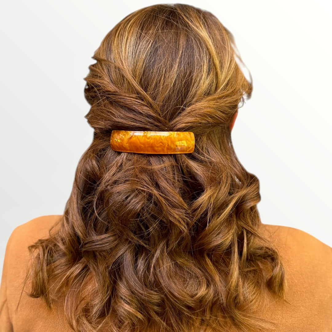 Haarspeld camel bruin – elegant & tijdloos - haarspelden