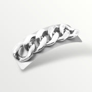 Haarspeld clip zilver – ketting design (8,5 cm) - haarspelden