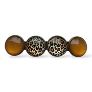 Haarspeld color hairclip – bruin leopard | stijlvol sterk & perfect voor iedere dag - haarklemmen en -clips
