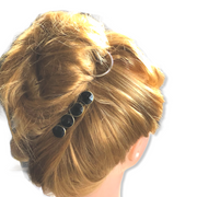 Haarspeld color hairclip glossy zwart