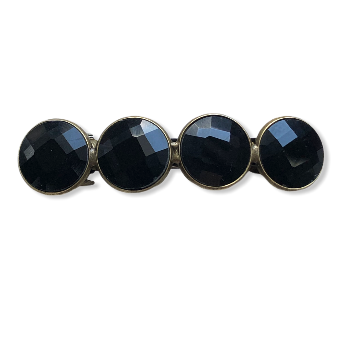 Haarspeld color hairclip glossy zwart
