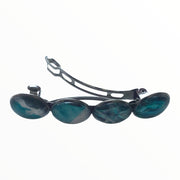 Haarspeld color hairclip grijs blauwgroen wit mix xl - haarspelden