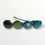 Haarspeld color hairclip groen blauw xl - haarspelden