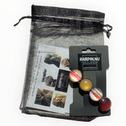 Haarspeld color hairclip mosgroen roodbruin xl - haarspelden