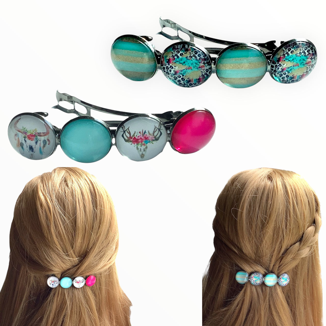 Voordeelset Color Hairclips 2 stuks
