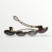 Haarspeld color hairclip xl – bordeaux rozerood - haarspelden