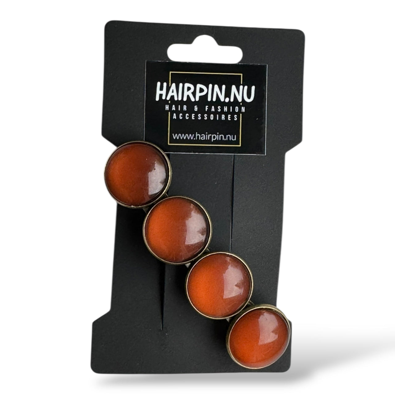 Haarspeld color hairclip xl – diep bruin - haarspelden