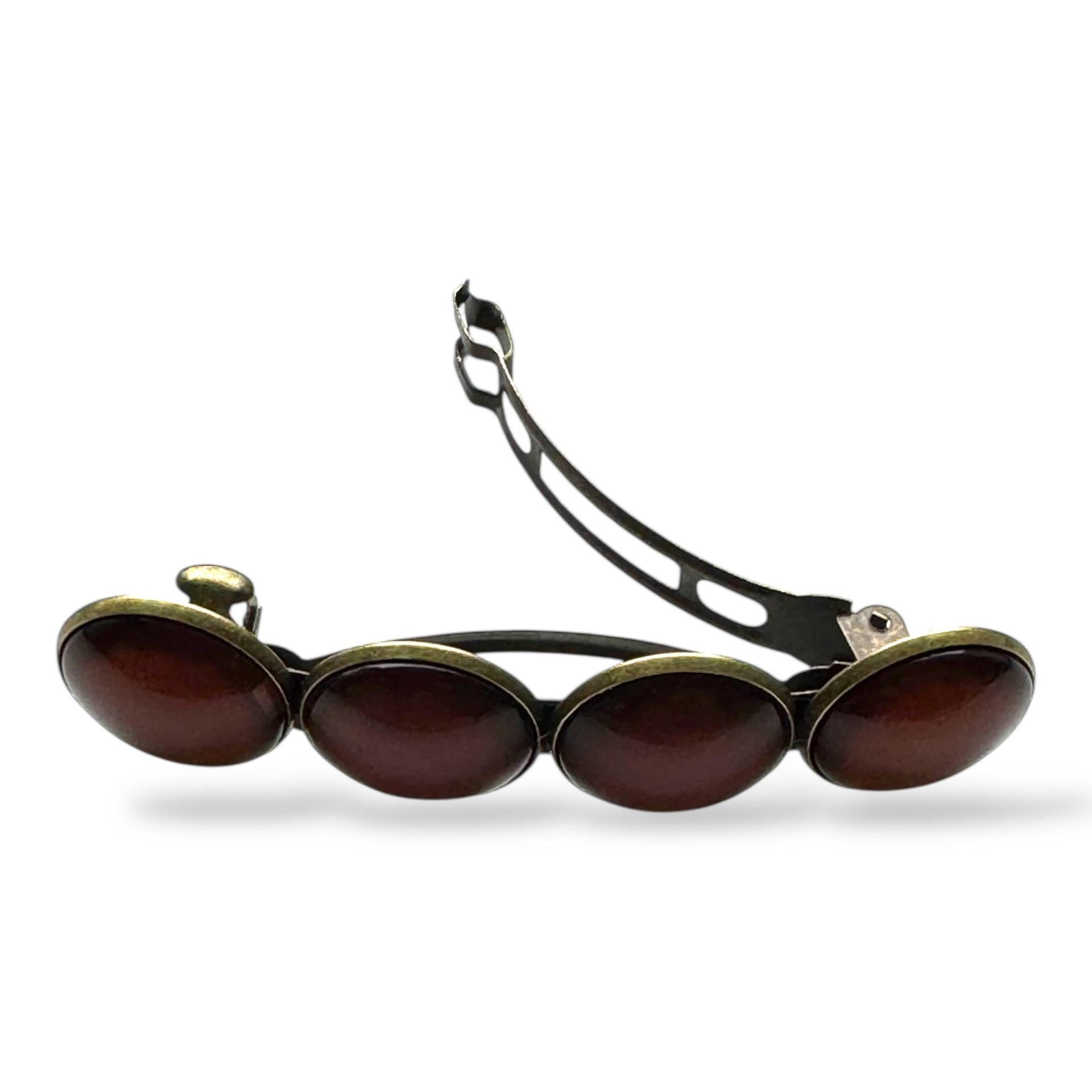 Haarspeld color hairclip xl – diep bruin - haarspelden