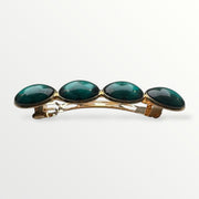 Haarspeld color hairclip xl – goud - groen - haarspelden