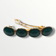 Haarspeld color hairclip xl – goud - groen - haarspelden