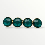 Haarspeld color hairclip xl – goud - groen - haarspelden