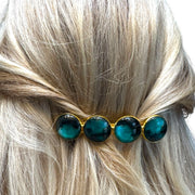 Haarspeld color hairclip xl – groen goud - haarspelden