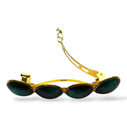 Haarspeld color hairclip xl – groen goud - haarspelden