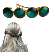 Haarspeld color hairclip xl – groen goud - haarspelden