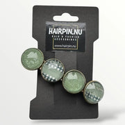 Haarspeld color hairclip xl – olijf groen - haarspelden