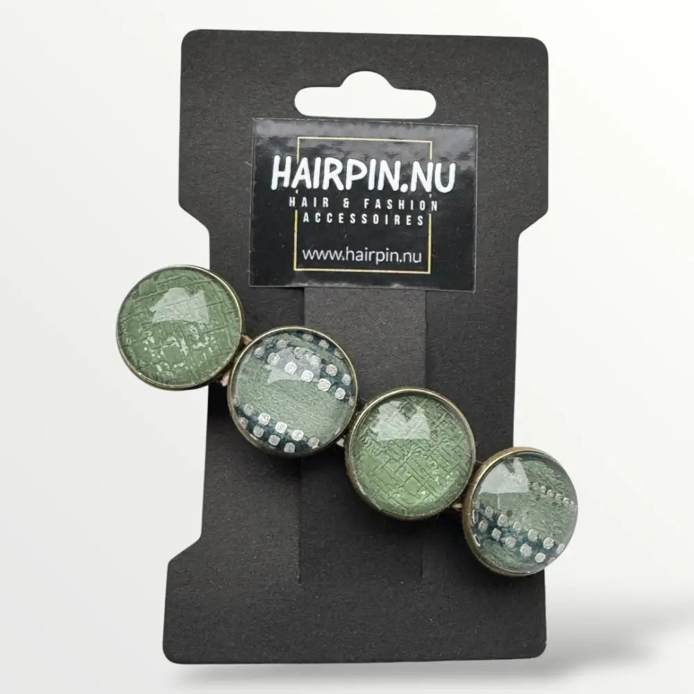 Haarspeld color hairclip xl – olijf groen - haarspelden