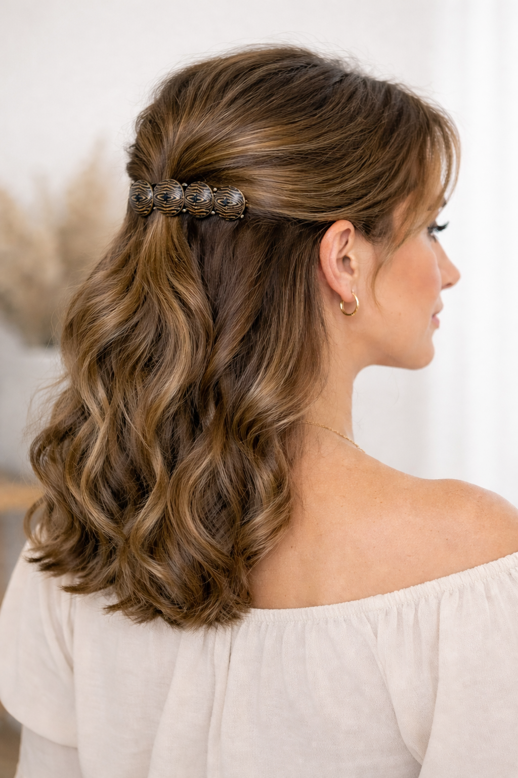 Haarspeld color hairclip xl – print - haarspelden