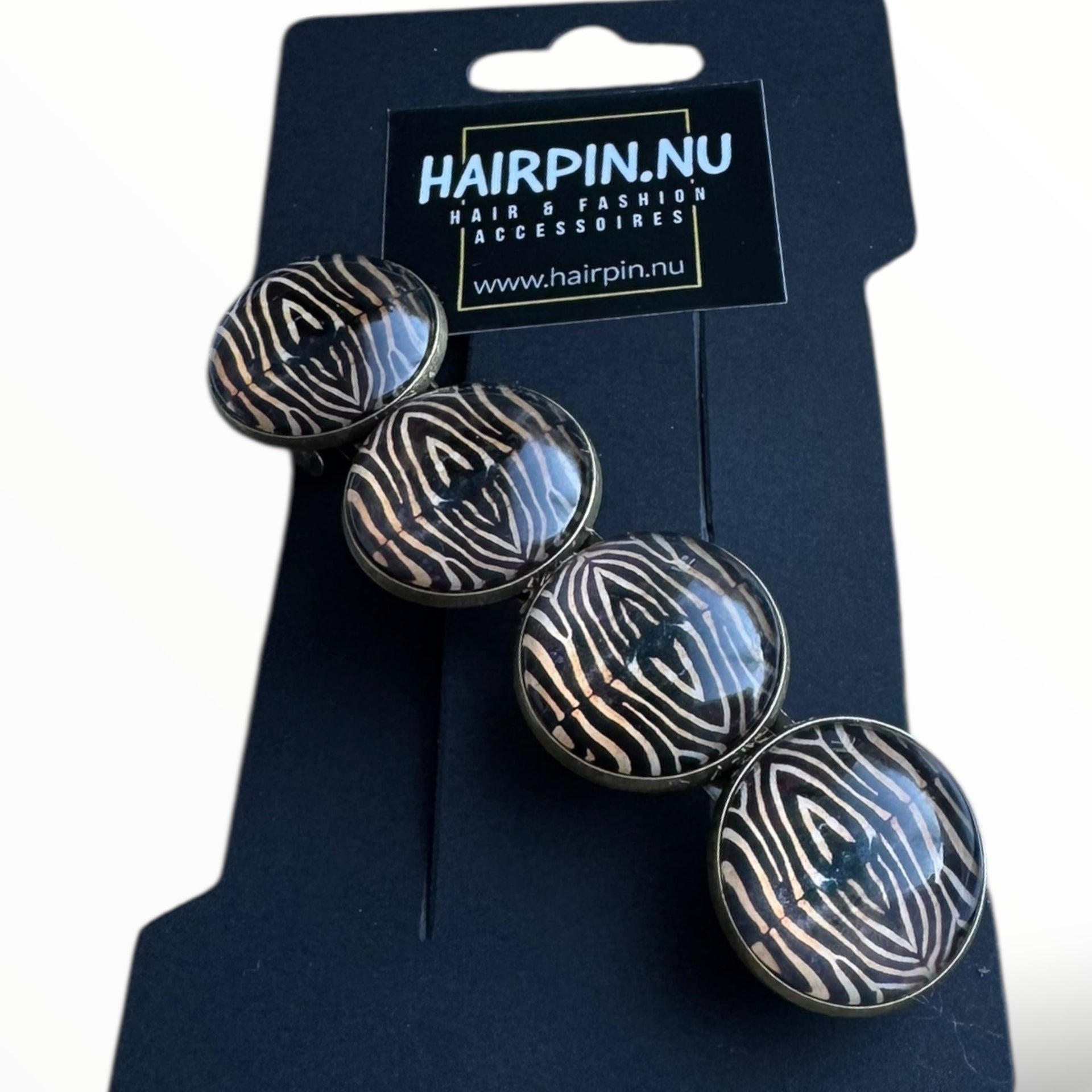 Haarspeld color hairclip xl – print - haarspelden